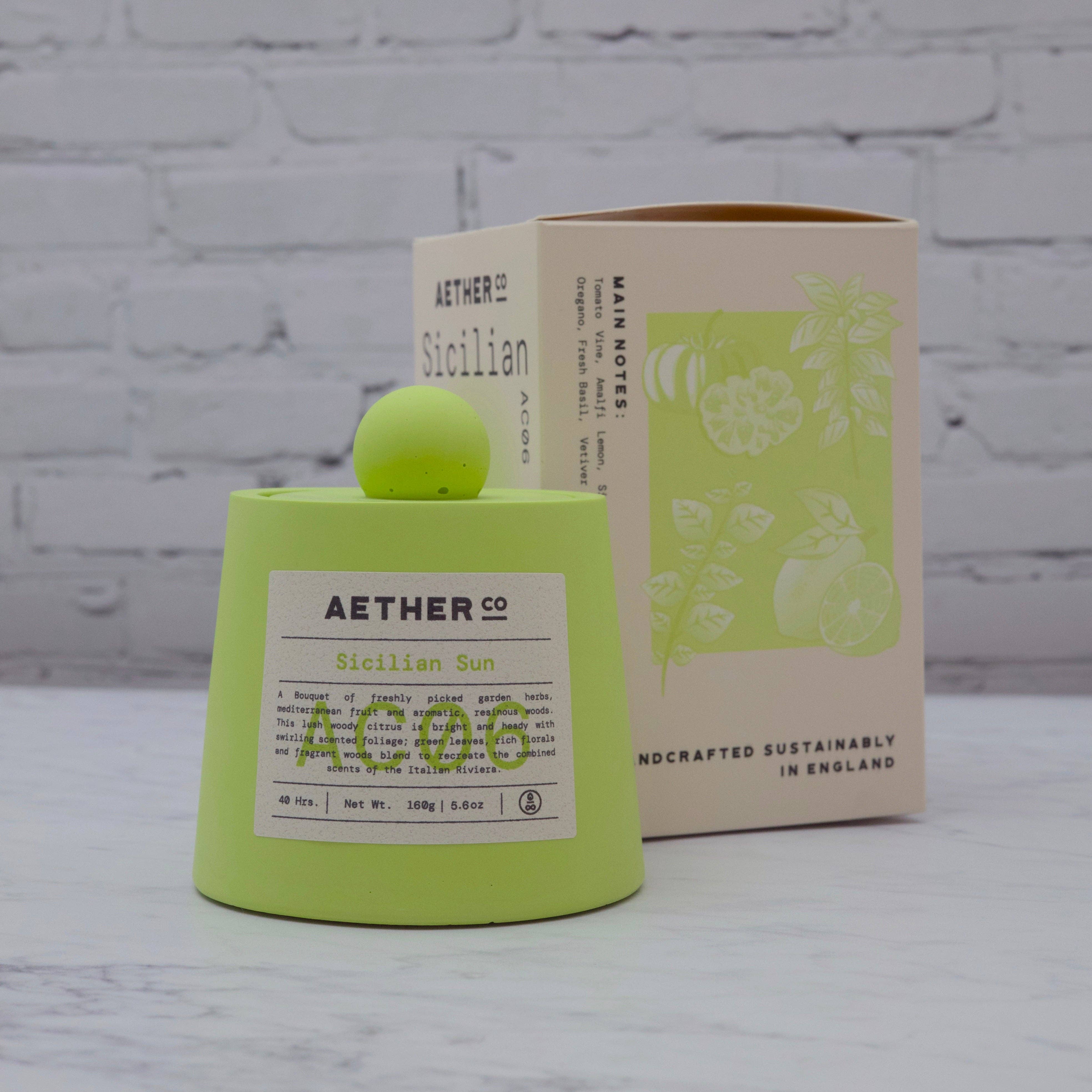 AetherCo - Vente Bougie en bocal - Bougie Soleil Sicilien 160g4