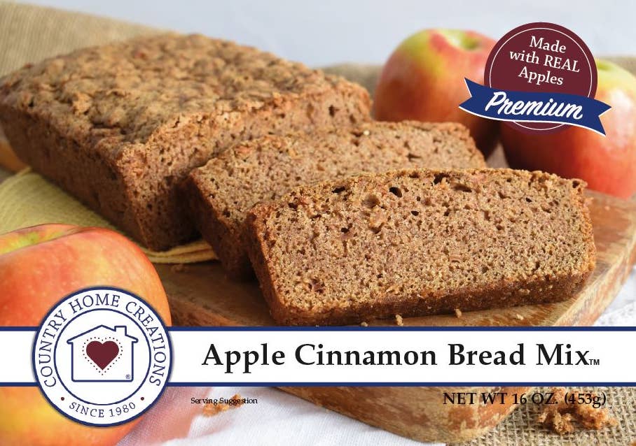 Country Home Creations - Wholesale Bread Mix - Apple Cinnamon Bread Mix