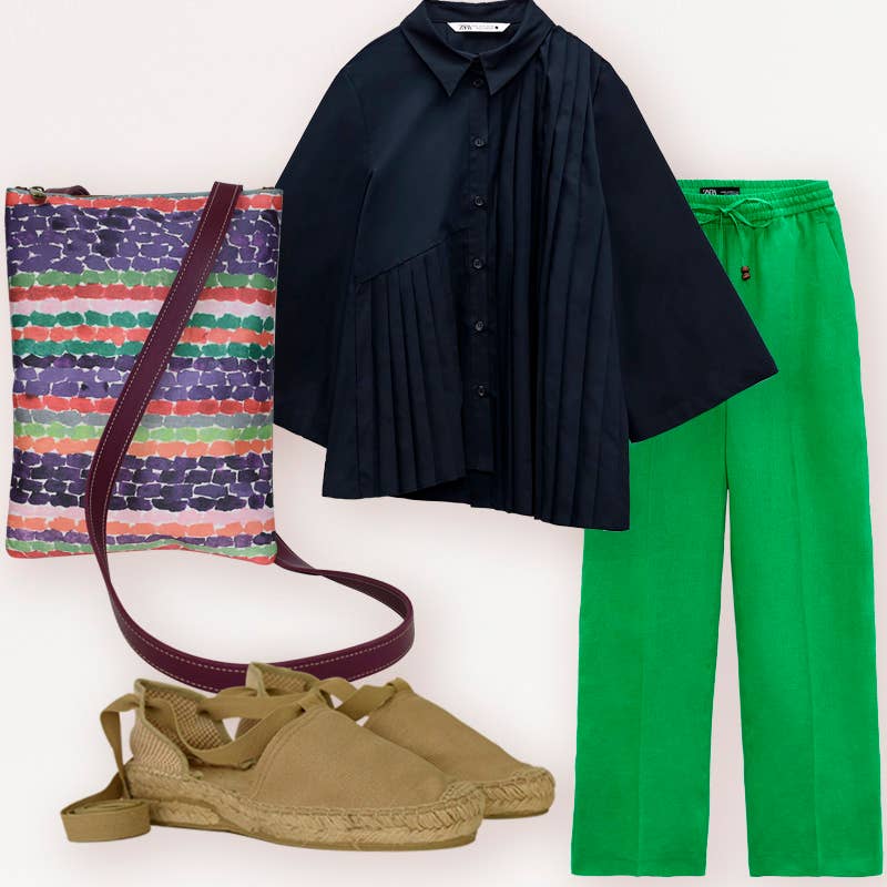 OLALLA GAMBIN - Wholesale Shoulder Bag - Women's - Hilda “Brushstrokes” Shoulder Bag3