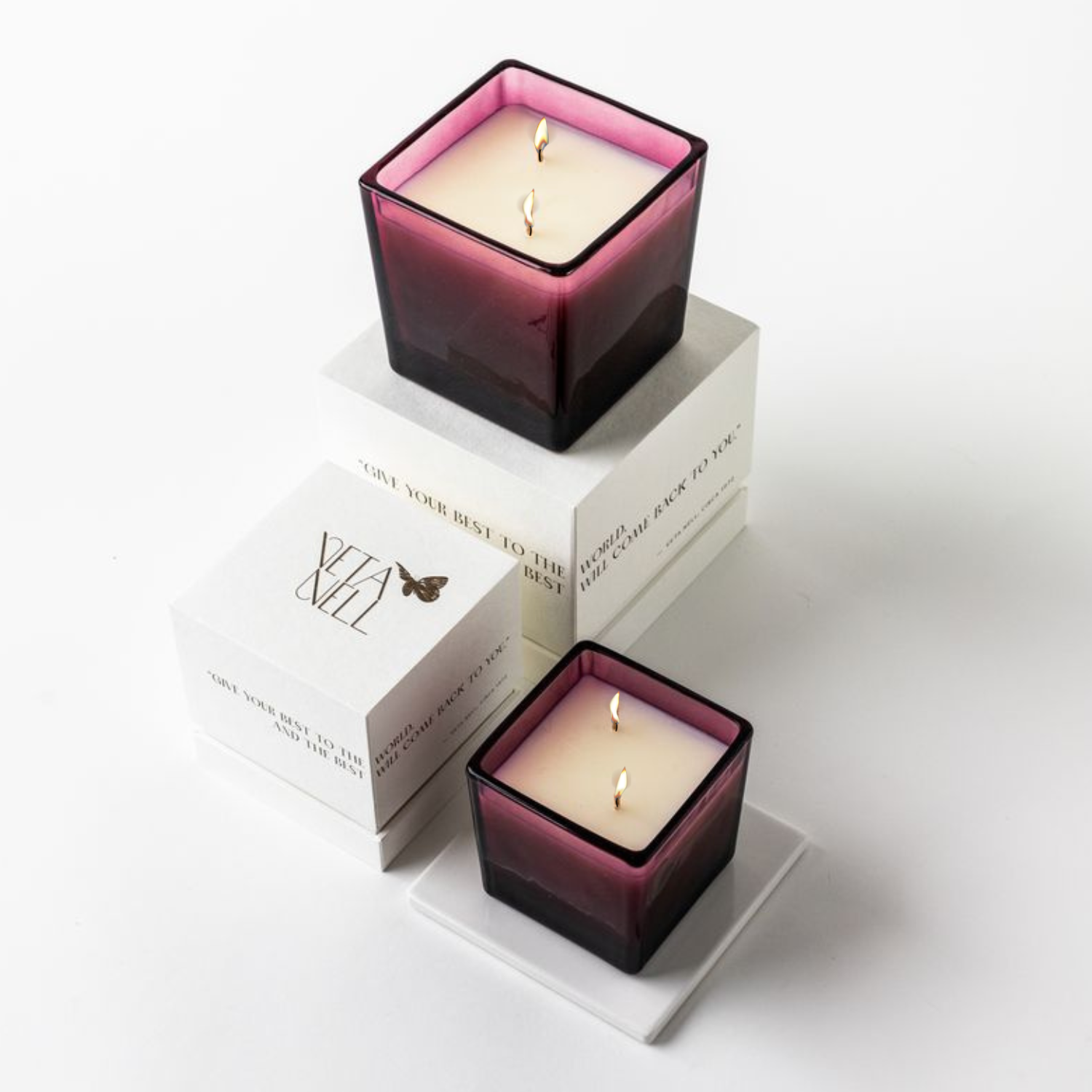 Veta Nell - Wholesale Jar/Filled Candle - MIDNIGHT NO. 9 Candle | Lux Box | Coco Wax | Essential Oils7