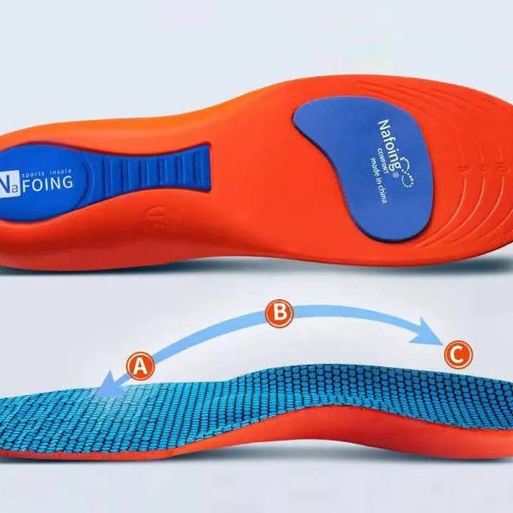 Rouge Semelles Orthopédiques Sportives FitVille en vente sur Faire1