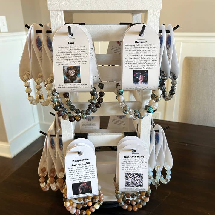 Embrace Our Souls - Wholesale Jewelry Stand & Display - Wholesale Best-Sellers - Spinning Display (48 Bracelets)0