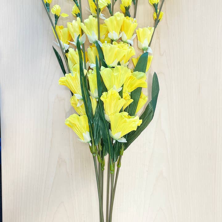 Morning Glory Bush 31in Yellow for wholesale by TF Publishing - Paper Goods