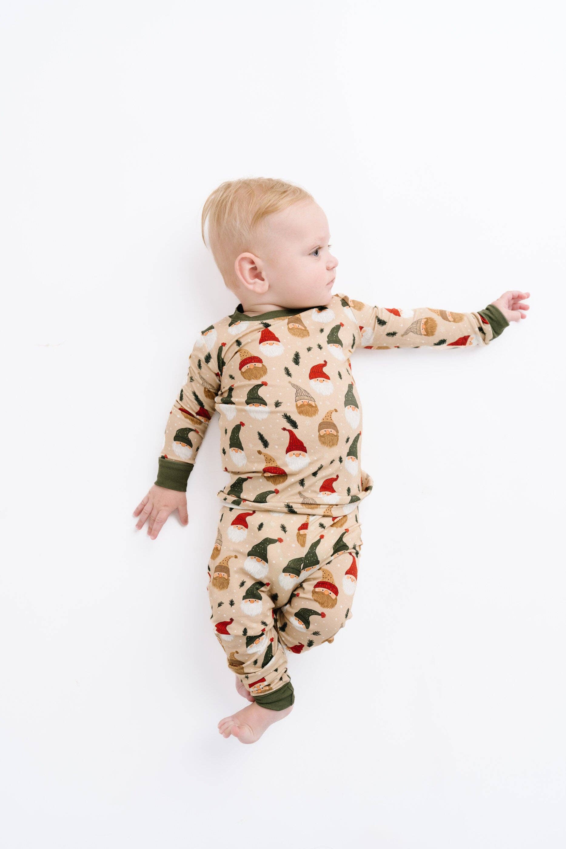 Little One Shop - Wholesale Sleepwear Set - Kids - Cozy Gnomes Bamboo Set3