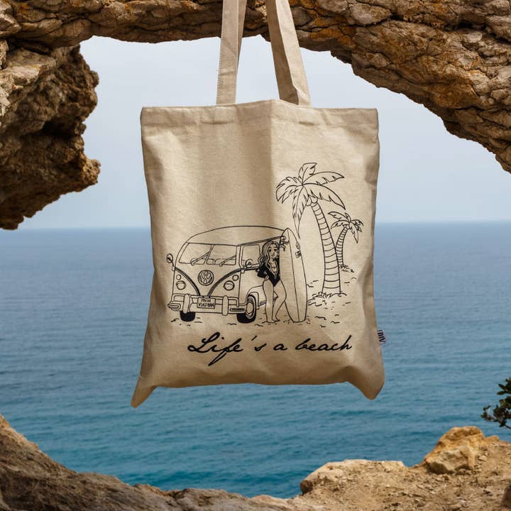 Miss Viajera - Wholesale Tote Bag - Women's - Life's a Beach Tote Bag3