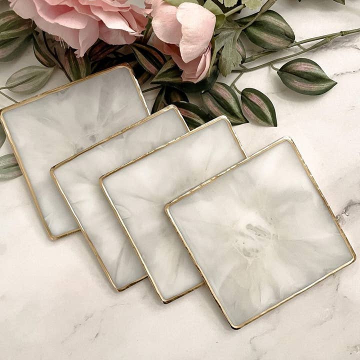 The Bellona Coasters | lot de 4 pour la vente par Raven + Sage