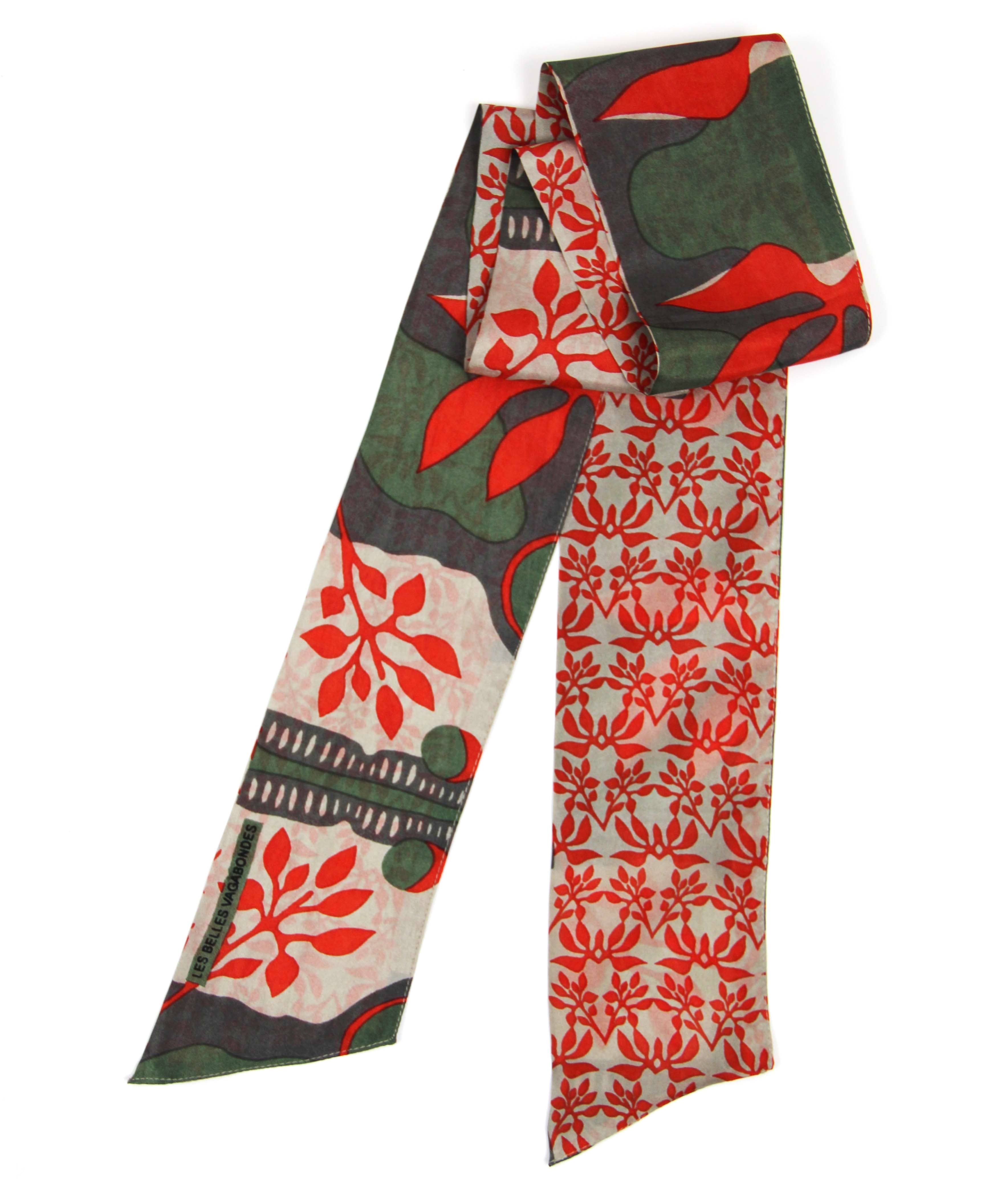 Les Belles Vagabondes - Venta al por mayor Pañuelo para la cabeza - Mujer - Banda Ivy Ladrillo2