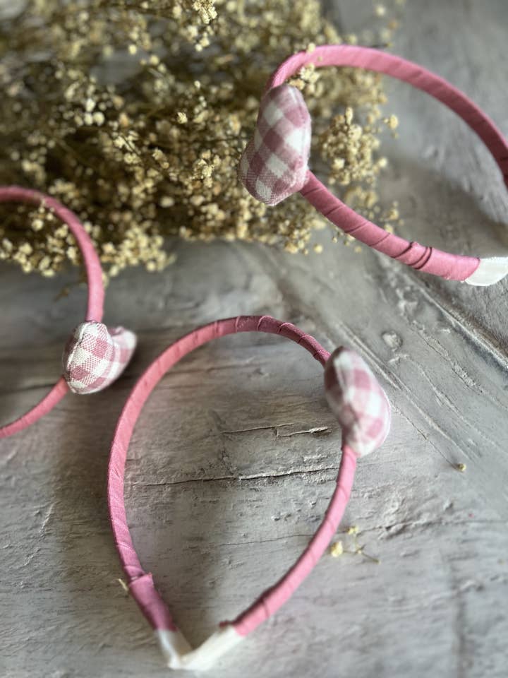 Diadeem Linnen Vichy voor wholesale door CUTE BOW