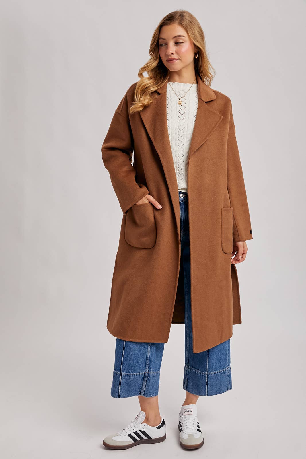 Bluivy - Wholesale Coat - Women's - HANDMADE BELTED LONGLINE COAT17