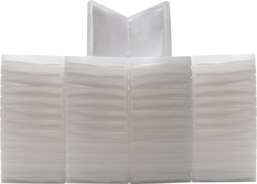 Square Deal Recordings & Supplies – Großhandel Schmuckschatulle/-Organizer – CD Jewel Box, 24 mm, 12 Scheiben, transparent, mit umlaufender Hülle4