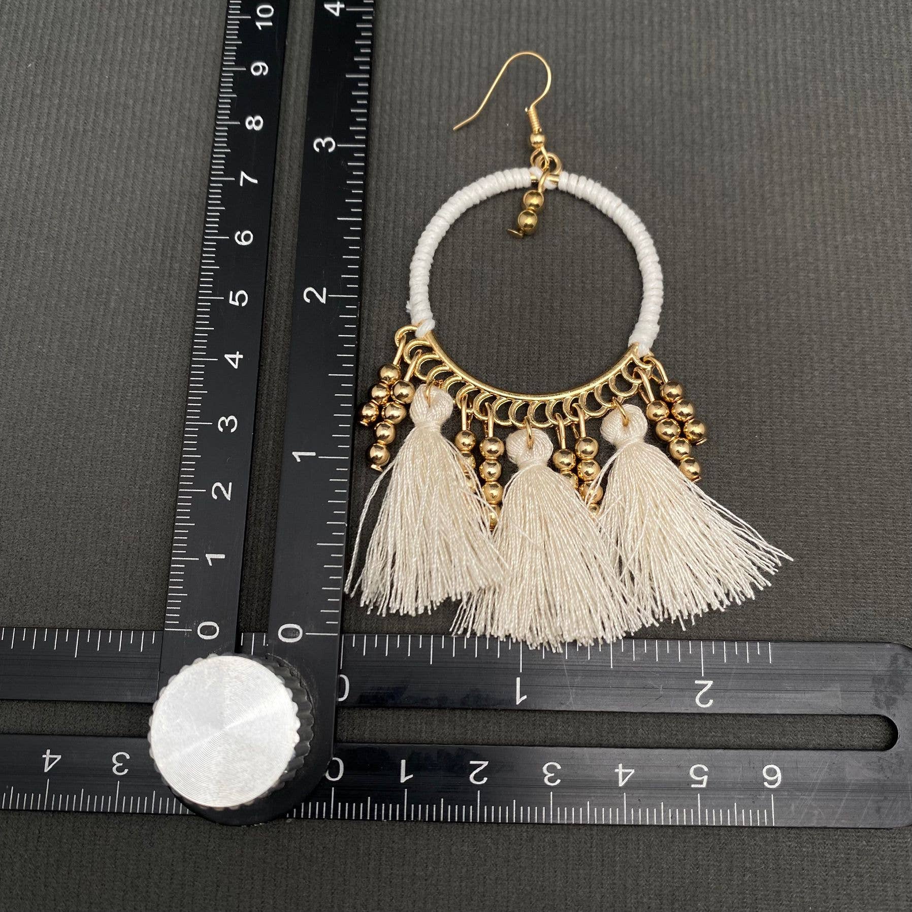 Mio Queena - Vente Boucles d'oreilles pendantes - Boucles d'oreilles pendantes à pampilles blanches de styles variés5