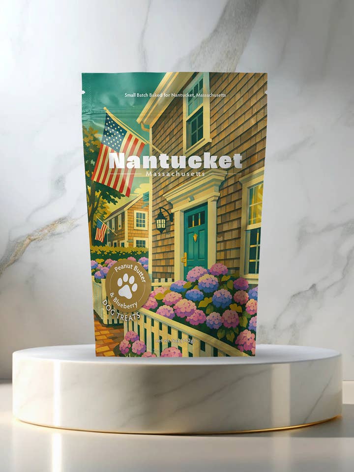 Nantucket Souvenir Dog Treats - 5oz Small-Batch for wholesale by Neoteric Brands
