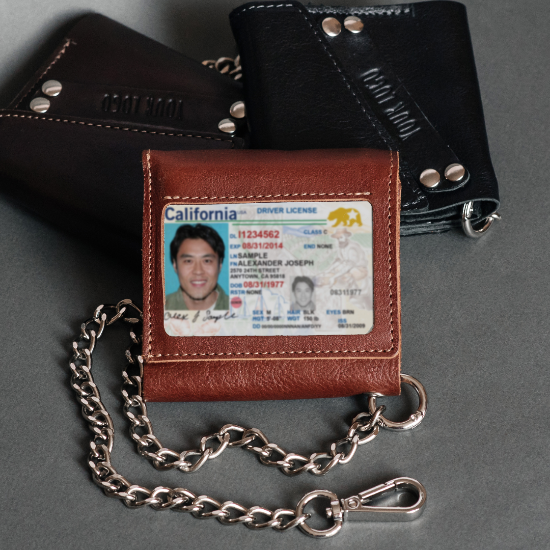 RIDL – wholesale Wallet – Unisex – RIDL Biker Chain Leather Wallet6