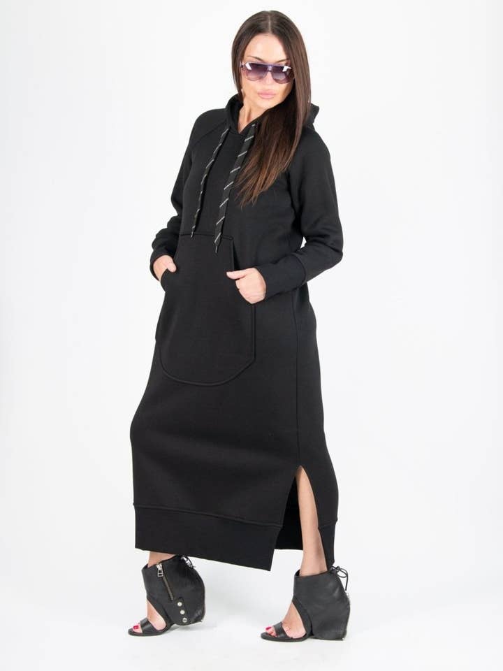 Robe sweat à capuche SUZANA pour la vente par EUG fashion