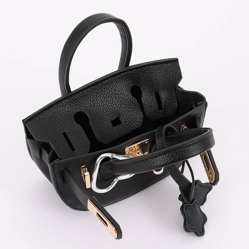 3AM BY H&D ACCESSORIES - Wholesale Top Handle Bag - Women's - Faux Leather Mini Bag4