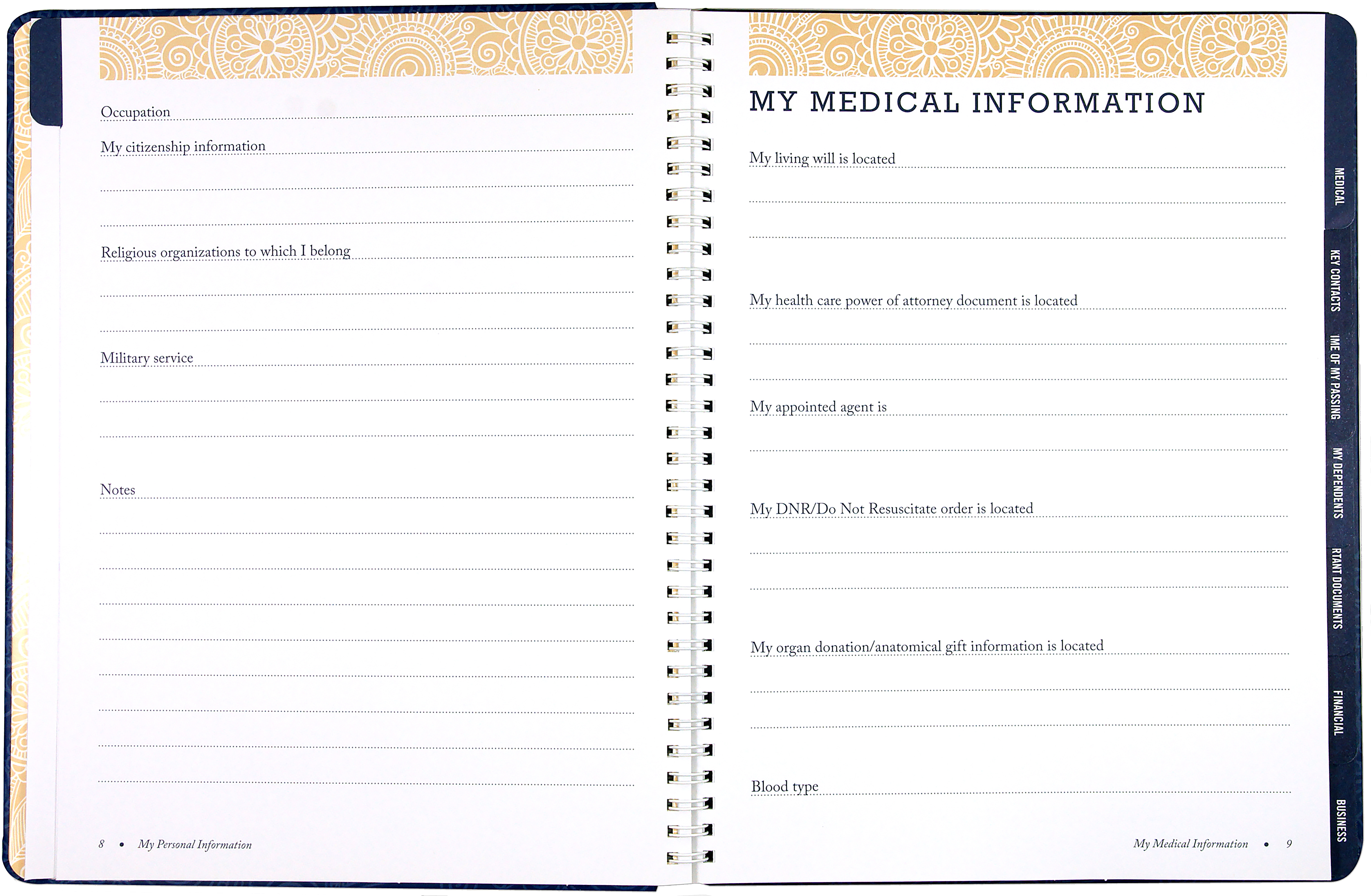 Peter Pauper Press - Wholesale Planner - I'm Dead, Now What? Organizer3