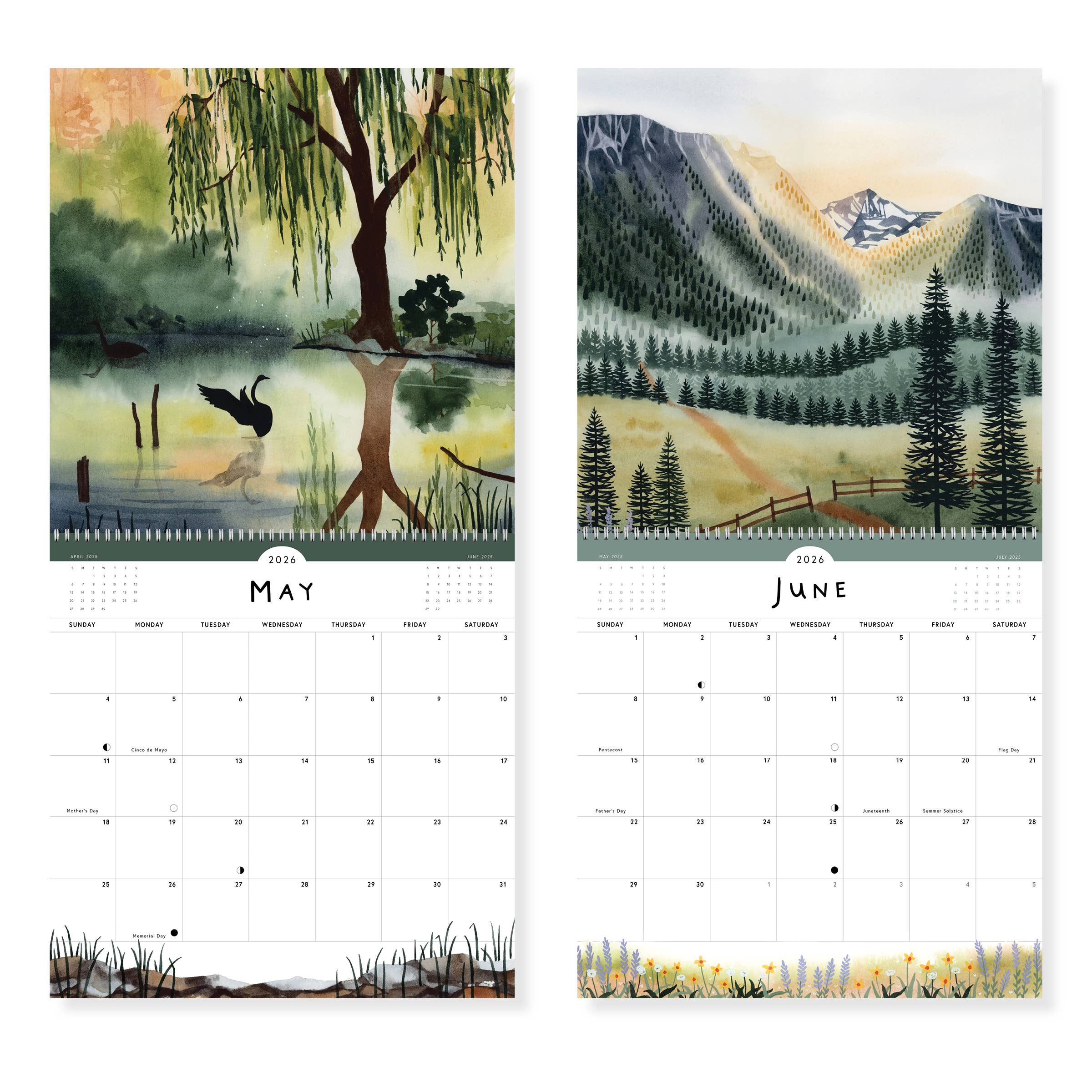 May We Fly - Wholesale Calendar - 2026 Morning + Evening Large Wall Calendar 3