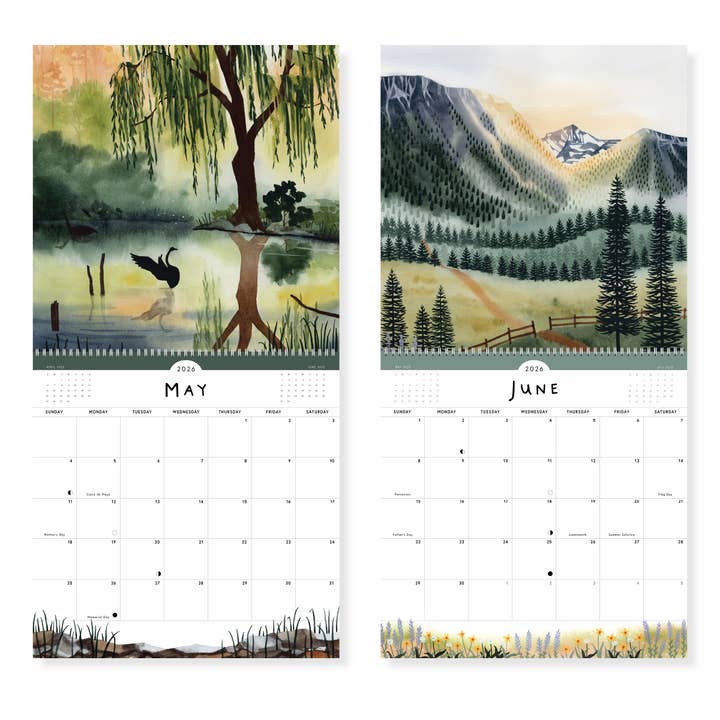 May We Fly - Wholesale Calendar - 2026 Morning + Evening Large Wall Calendar 3