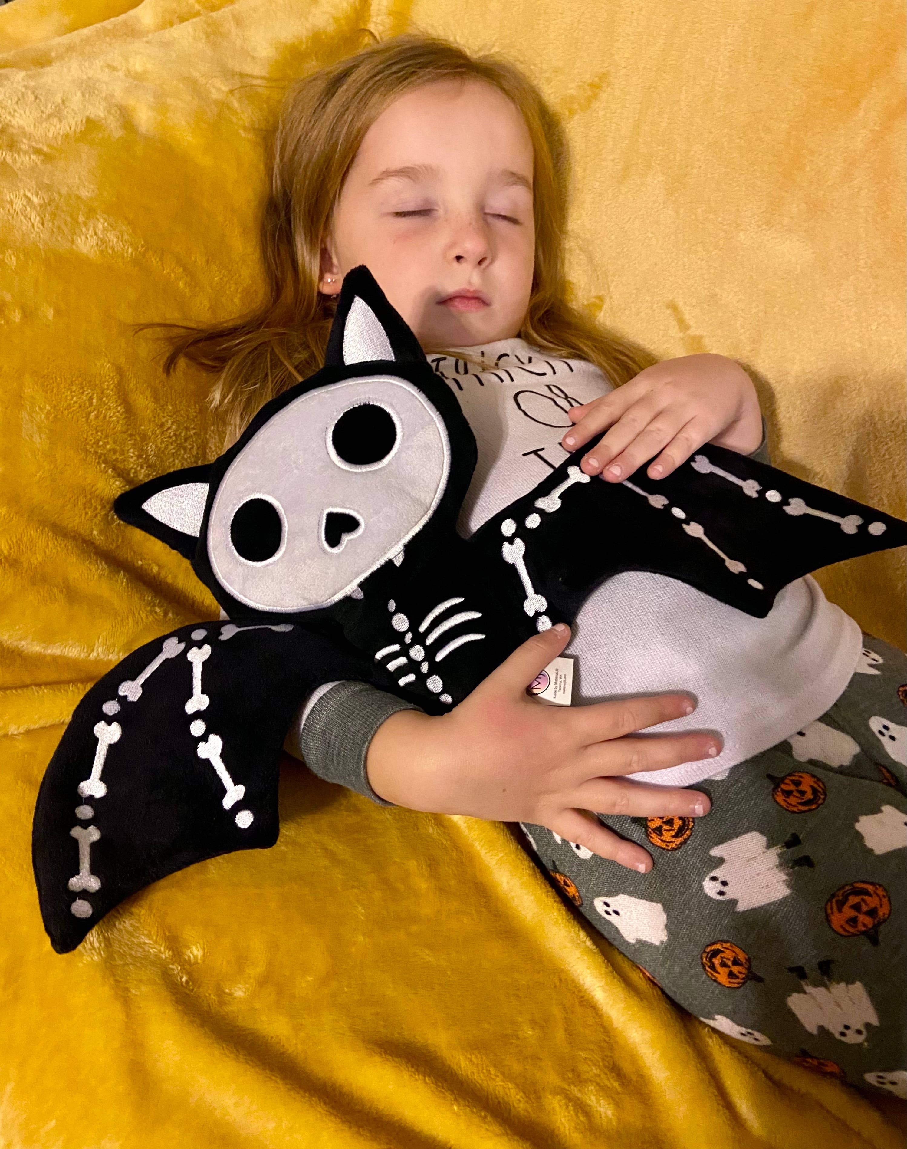 MaterialJill - Wholesale Stuffed/Plush Toy - Kids & Baby - 9" Halloween Stuffed Plush - Bat Skeleton Plush2