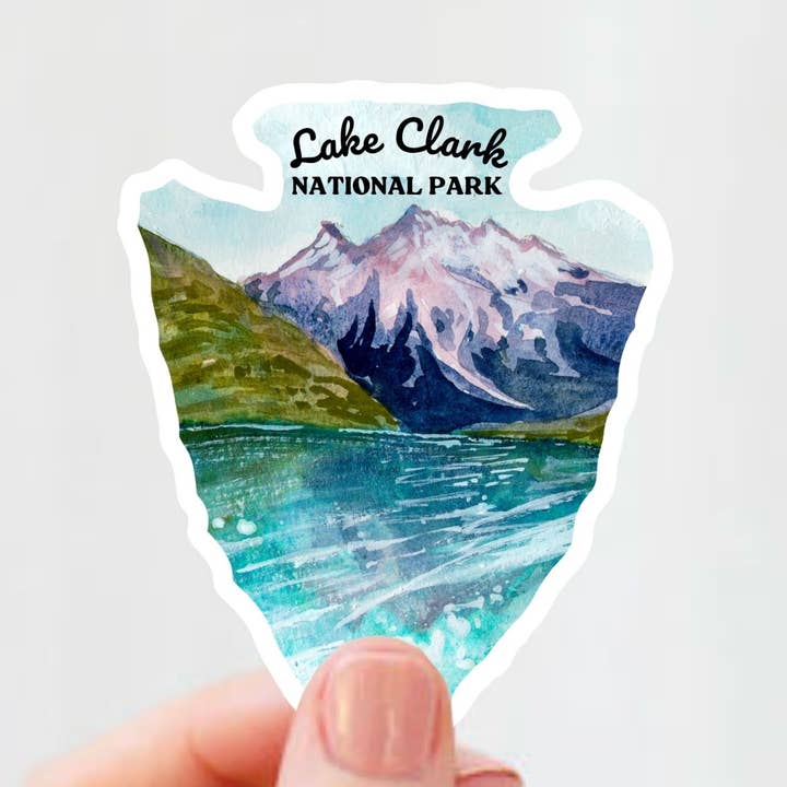 Lake Clark National Park Sticker for wholesale by Studio Katie