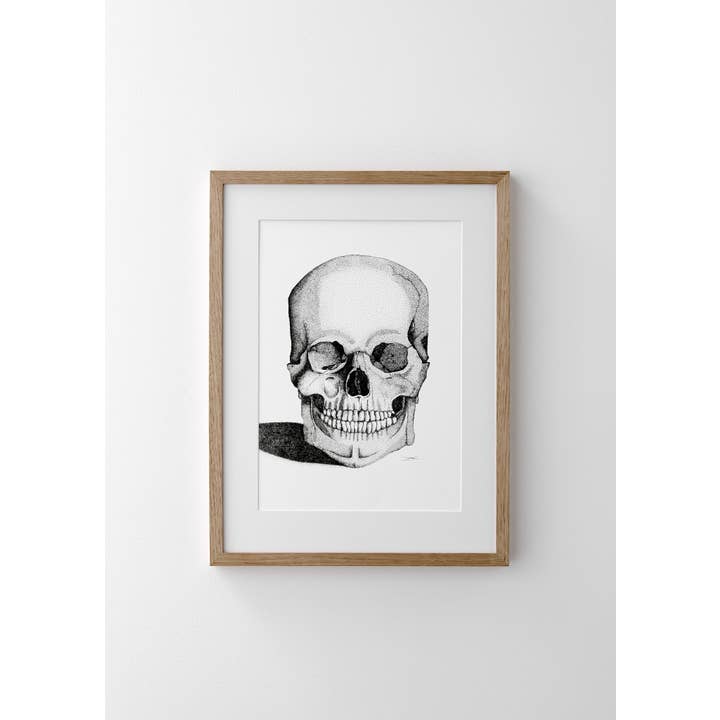 Dots by Donna - Wholesale Art print - Skull1