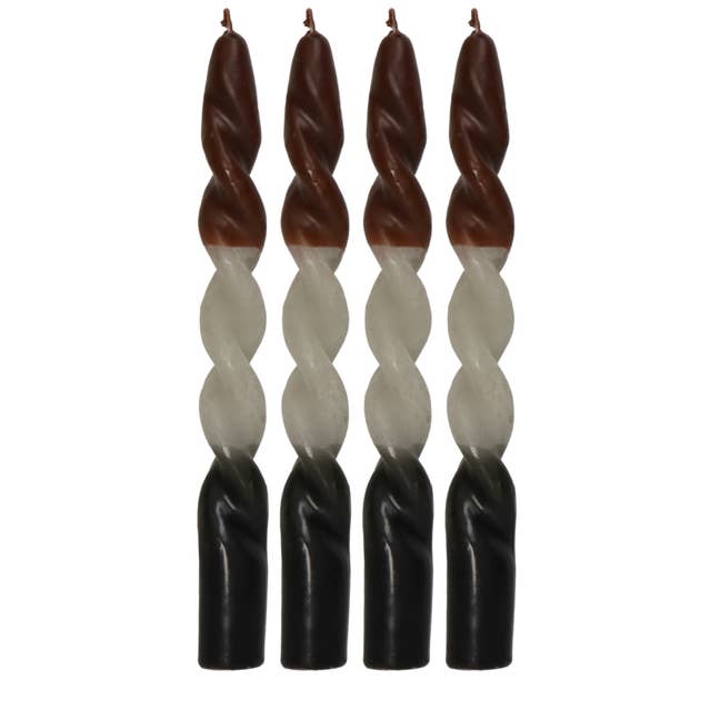 Treasure Hunt Amsterdam - Wholesale Tapered Candle/Candlestick - Kaarsen gedraaid KEANU | gemengde kleur