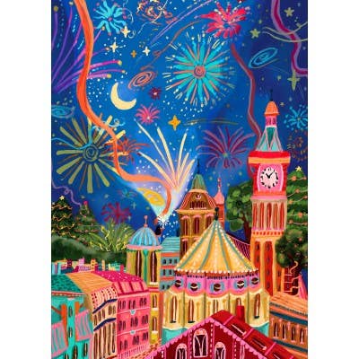 Pieces & Peace - Wholesale Puzzle - Adult - 500 Piece Puzzle - Firework Light1