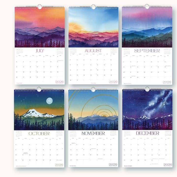 Shelby Thayne Art - Wholesale Calendar - 2026 Mountain Nature Calendar | Hanging Wall Calendar7