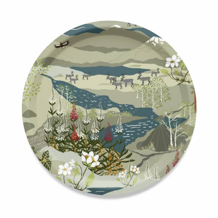 Fjeldvandring Turkis Rund Bakke for engroshandel hos Arvidssons Textil