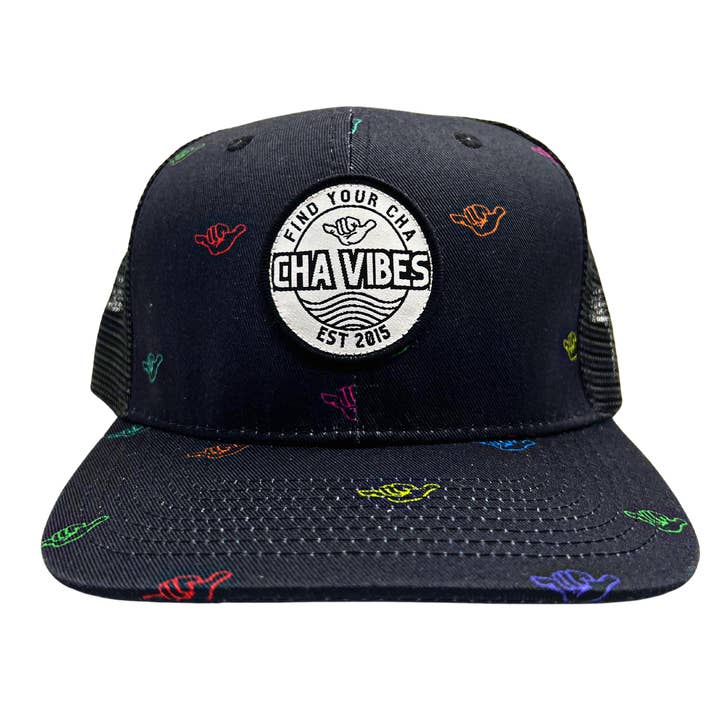 Spread The Cha Mesh Shaka Cap for wholesale by Cha Vibes