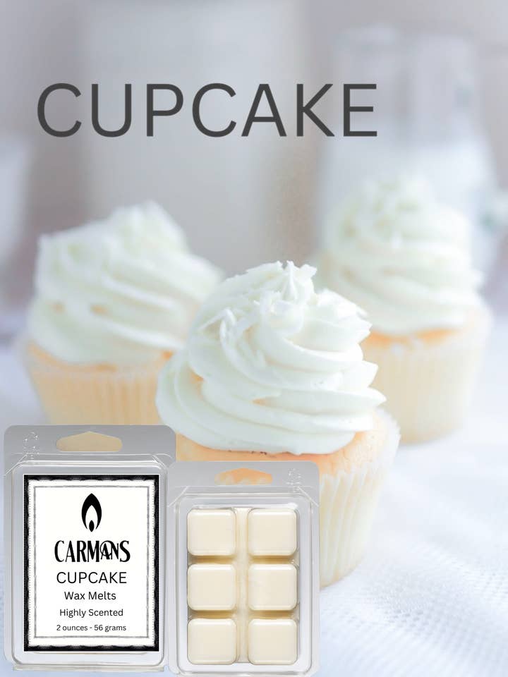 Soy Wax Melts - Cupcake for wholesale by Carmans Candles