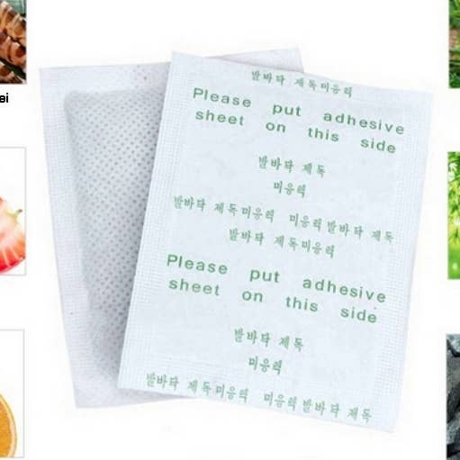 Patches Detox remédio 100% natural para a saúde 20 peças por atacado de HTB