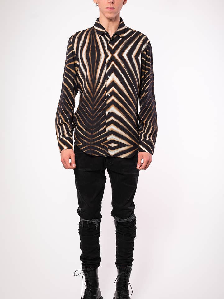 Camicia unisex 'WILD' per la vendita all'ingrosso da parte di Benevierre