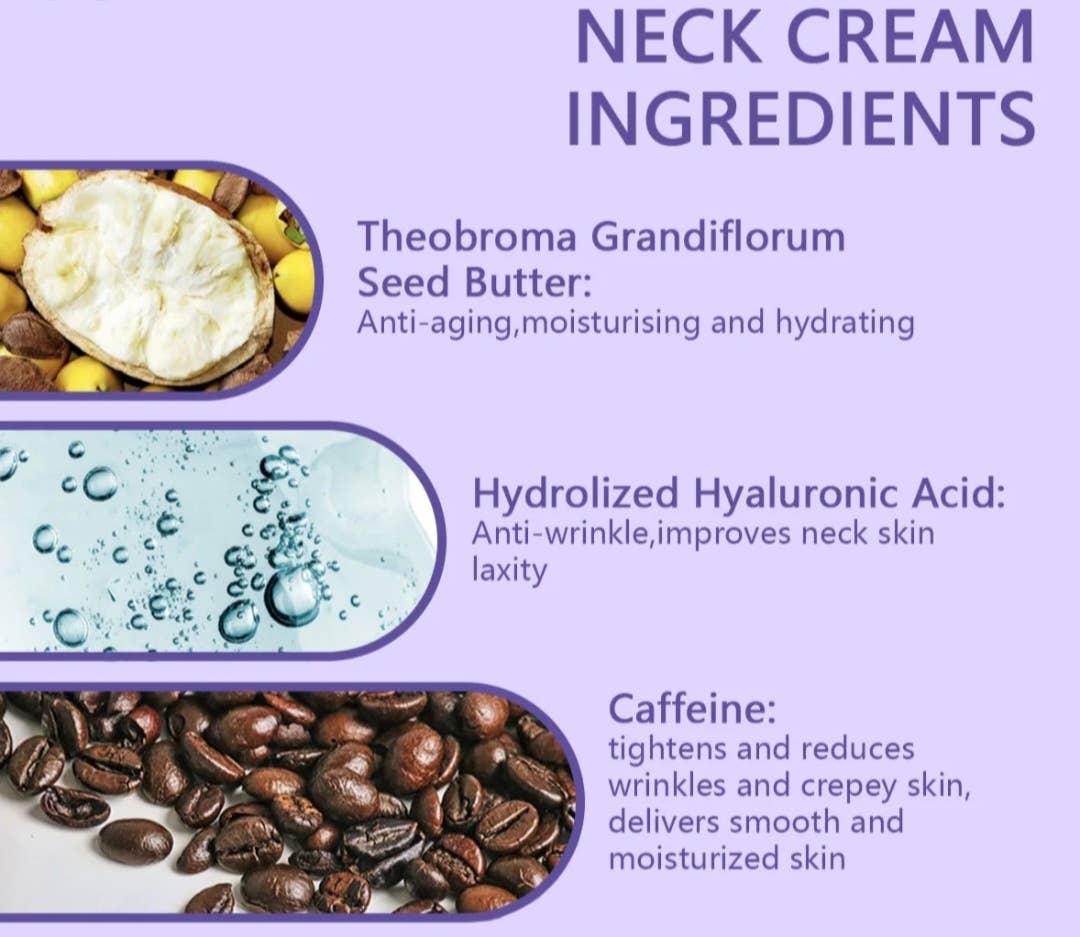 Beautique Goals - Vendita all'ingrosso Creme idratanti antietà - Crema per il collo rassodante e liftante all'acido ialuronico3