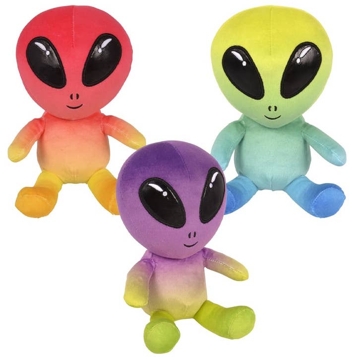 Brinquedos de pelúcia Tye Dye Alien LLB de 7" por atacado de La Luna Bella - Toys