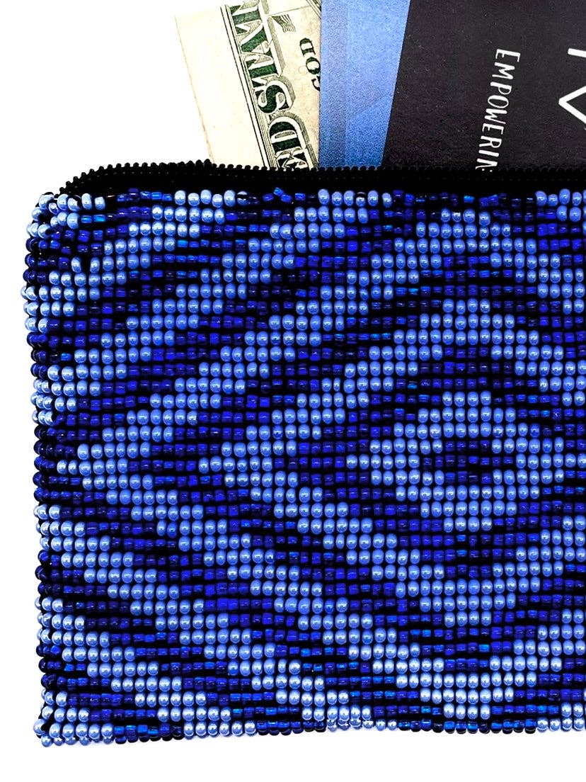 KAQCHI - Wholesale Coin Purse - Unisex - Blue Lovers Zipper Pouch1