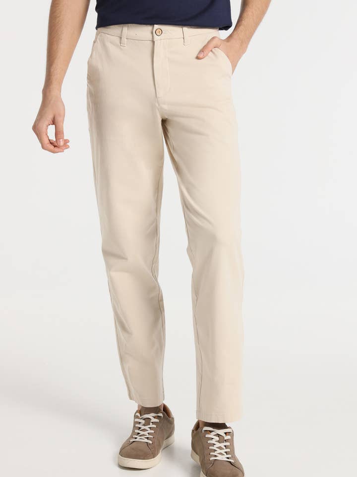 BENDORFF - Pantalon slim beige clair pour la vente par PAUSANT SHOP ONLINE