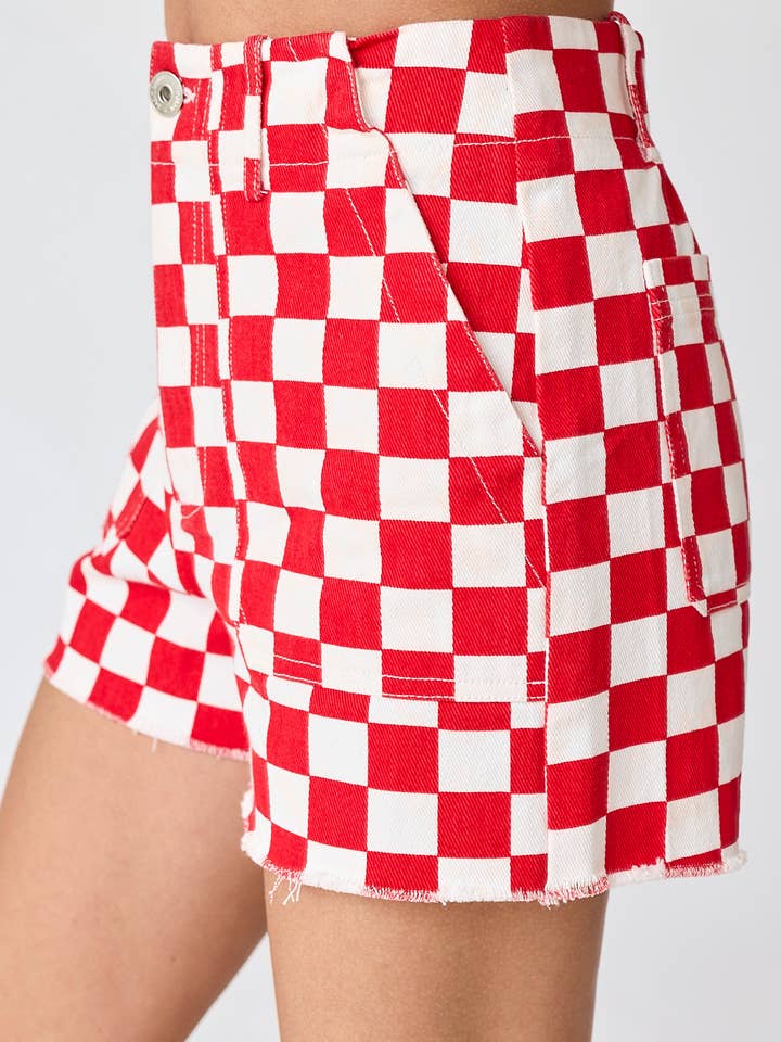 Papermoon - Wholesale Shorts - Women's - PP12128-1 - COLLEEN DENIM SHORTS3