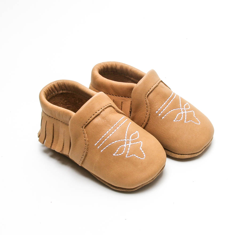 Ranch Raised ® - Wholesale Booties - Baby - Boot Mocc-Smooth Brown Leather1