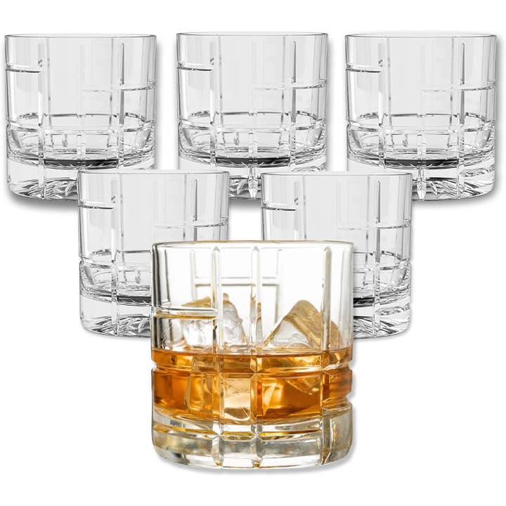 Lemonsoda - Wholesale Cocktail/Liquor Glass - LEMONSODA Premium Double Rocks Whiskey Glasses (12oz) (1pc)