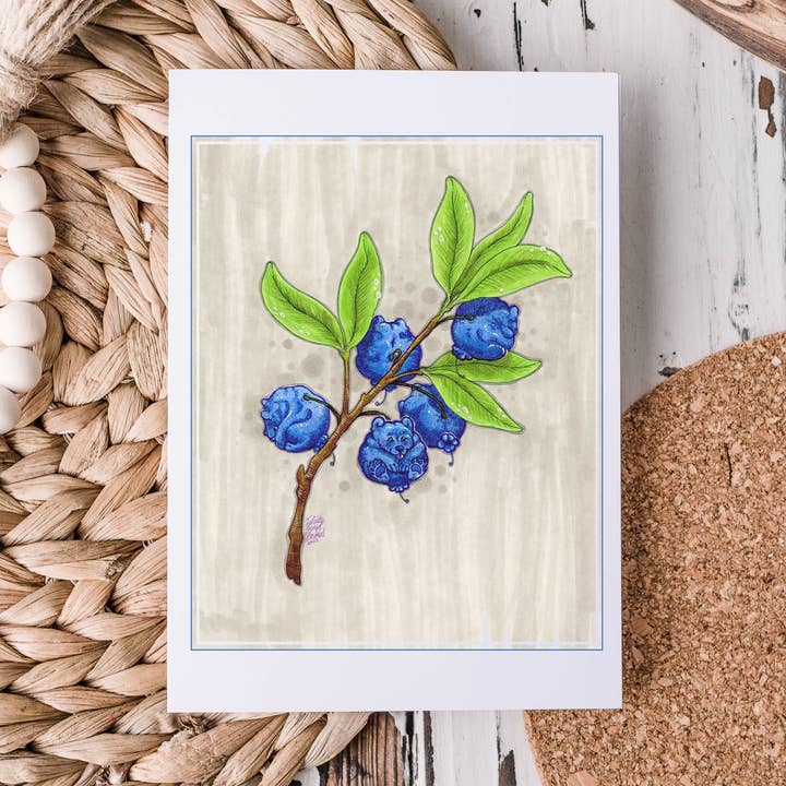 "Carte de vœux Orsi-blu" per la vendita all'ingrosso da parte di FJ Creations