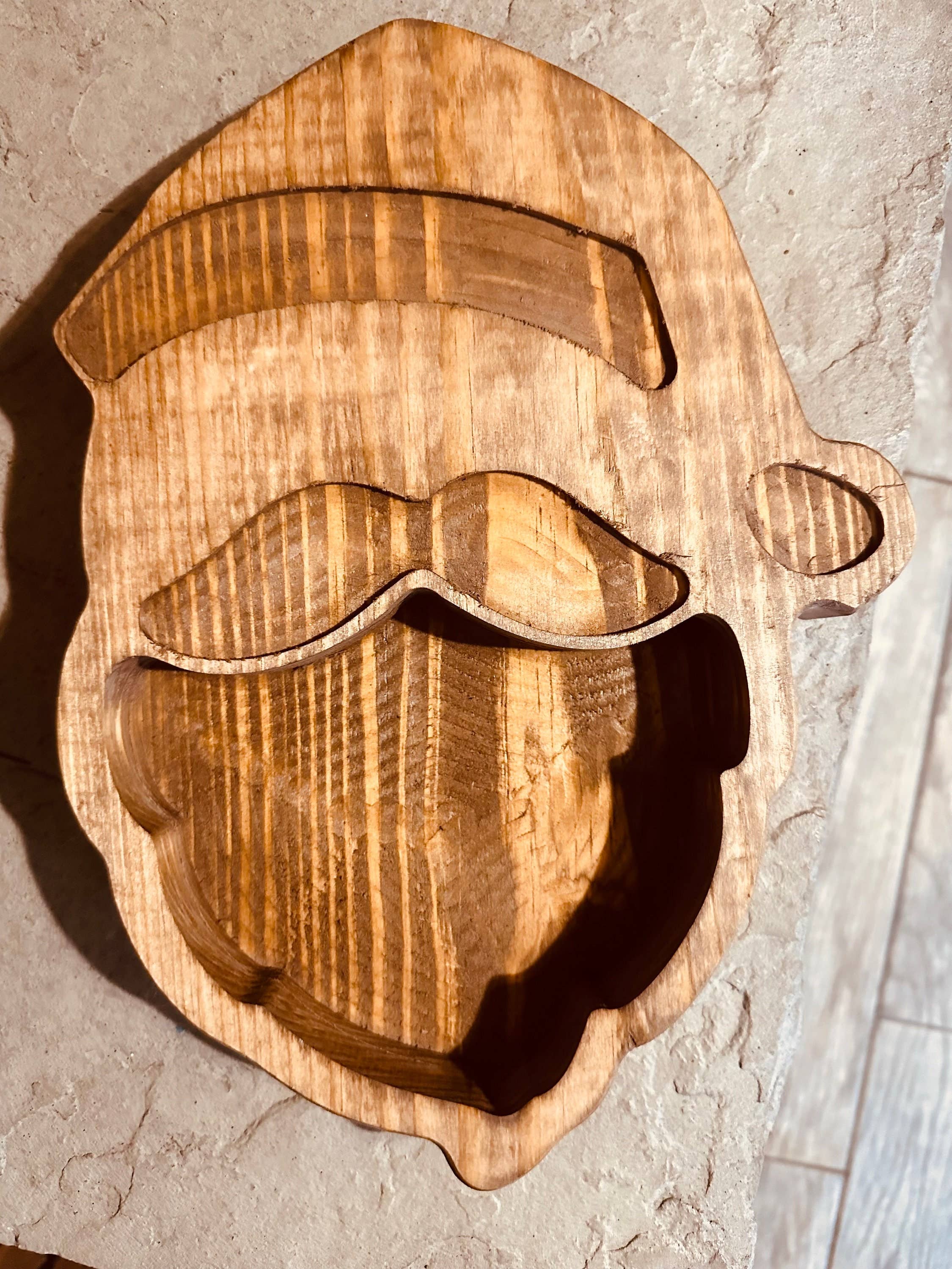 McCain's Furniture Co - Wholesale Candle Holder - Santa Bundle of 5 Candle-Ready Wooden Bowls - Candle Holder3