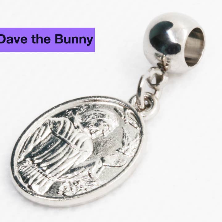 Dave The Bunny – wholesale Individual charm/pendant – Saint Francis Charm - St Francis of Assisi3