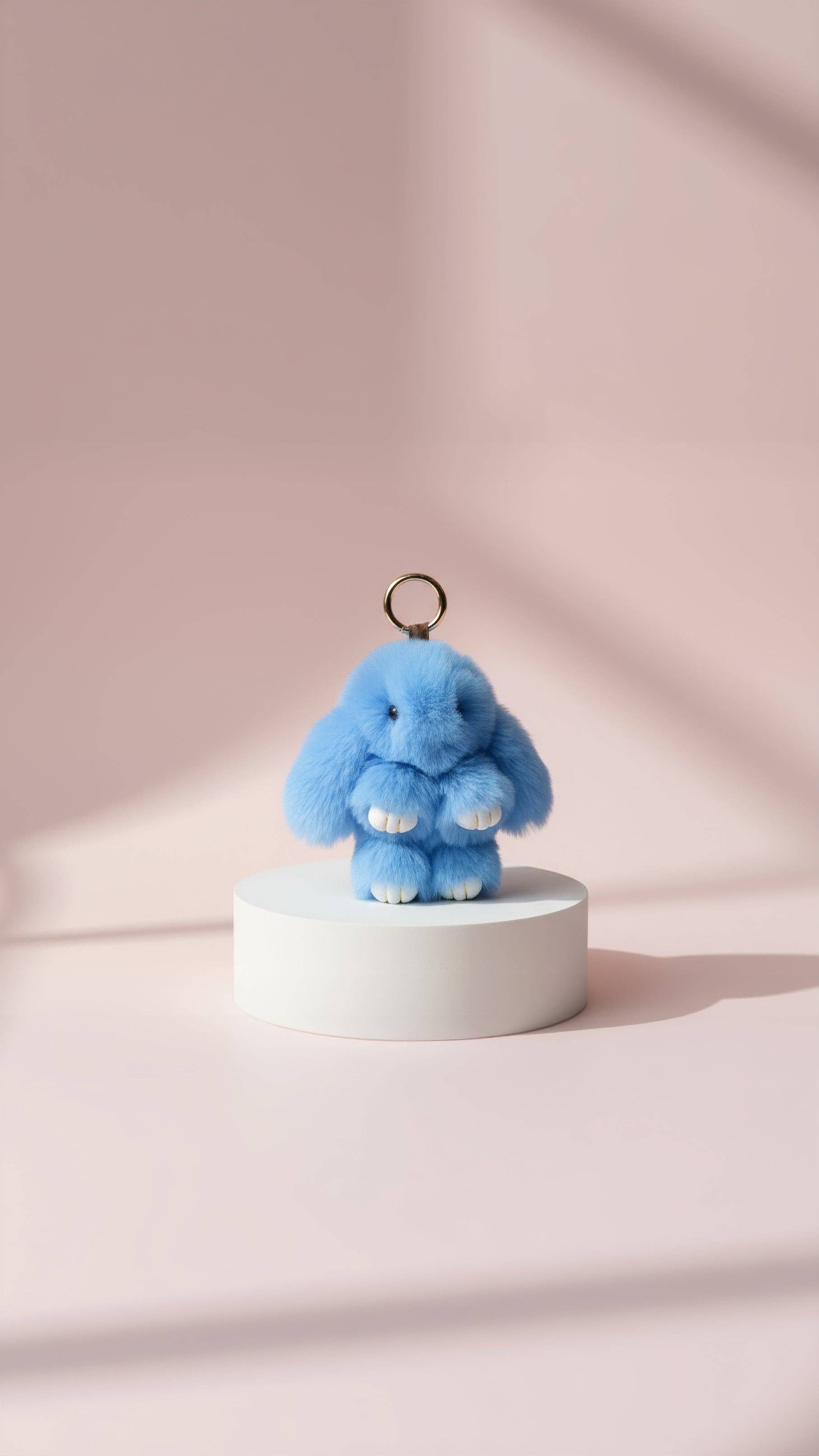 Arya Jewellery Wholesale – wholesale Keychain – Women's – Mini Fluffy Bunny Rabbit Key Ring & Bag Charm14