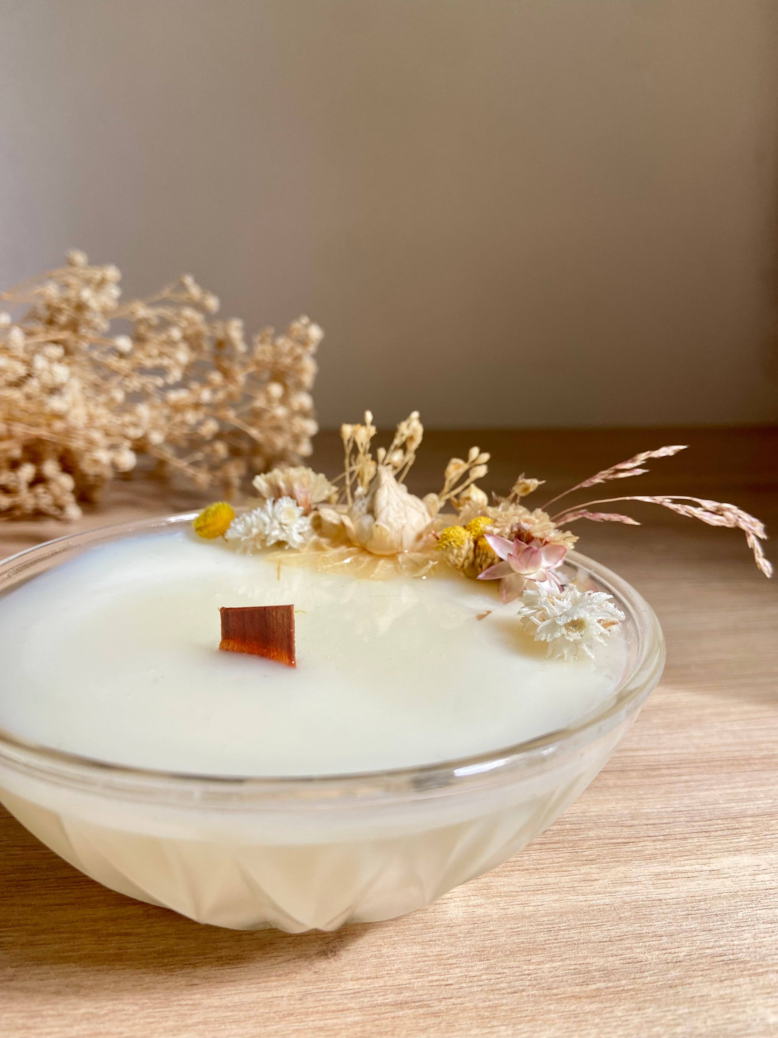 Rivage Candle - Wholesale Jar/Filled Candle - EIRINI | Handmade Flower Candle Scented with Tuberose Flower3