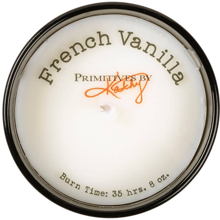 Primitives by Kathy - Wholesale Jar/Filled Candle - Light This Drink Wine And Pet The Dog Candle