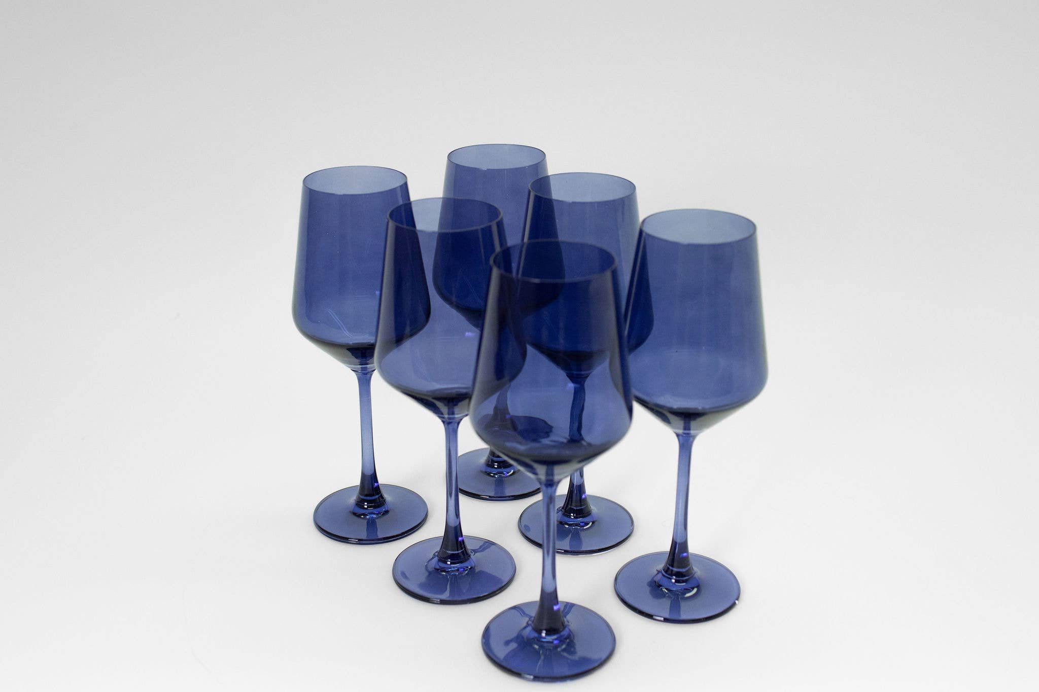 GlassHauseCo - Wholesale Wine Glass - Indigo-go - Colored Wine Glass2