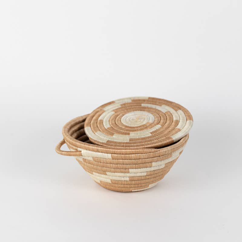 Azizi Life - Wholesale Decorative Plate/Dish/Bowl - Woven Pot with Lid4