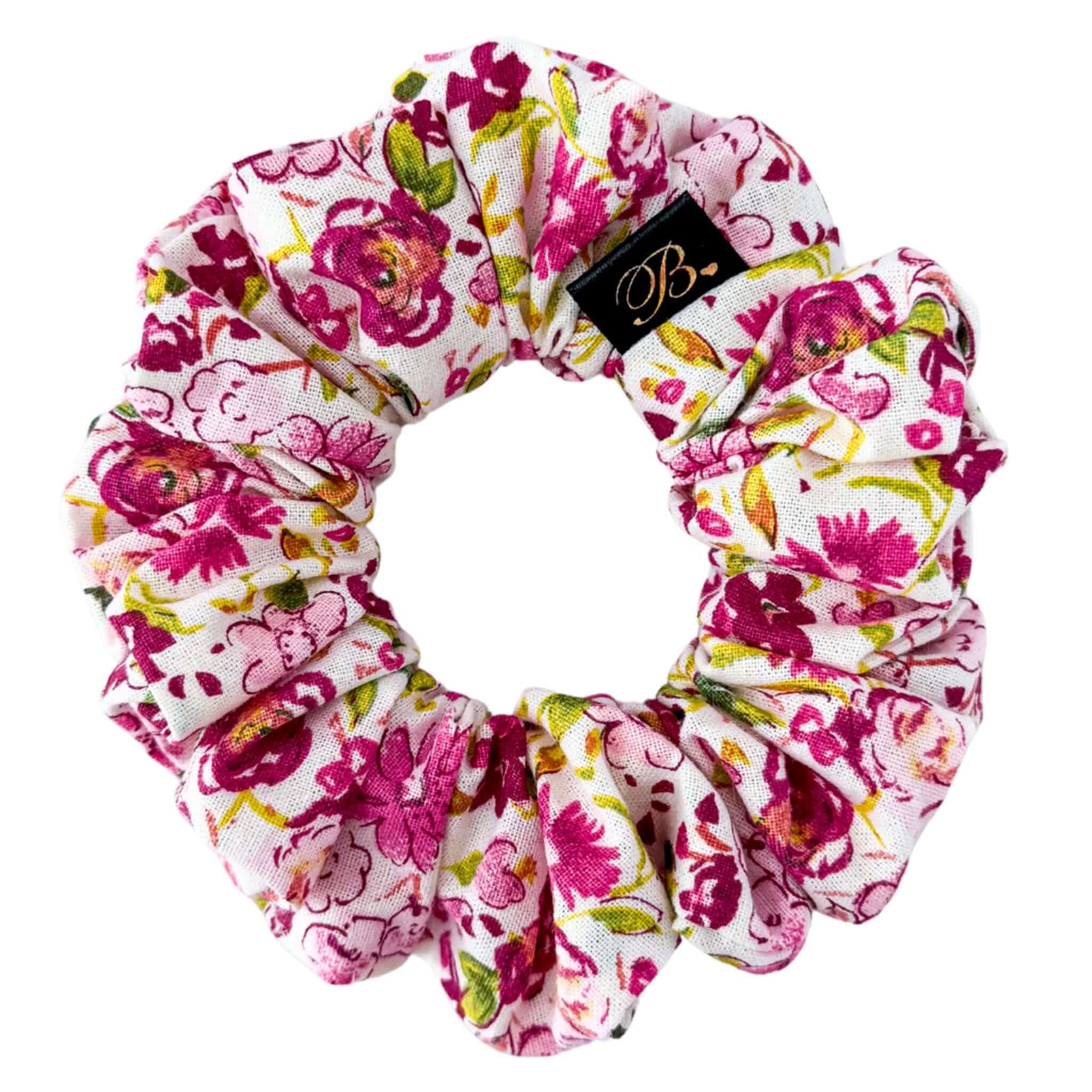 B. LUVV & CO. - Wholesale Scrunchie - Women's - Cotton Scrunchie in Garden Party1