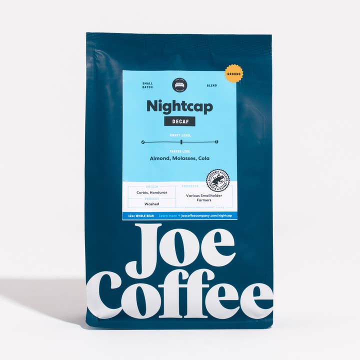 Nightcap Decaf Medium Roast Coffee Fractional Packs for wholesale by Joe Coffee Company